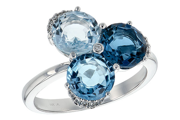 L198-38177: LDS RG 4.02 BLUE TOPAZ 4.07 TGW