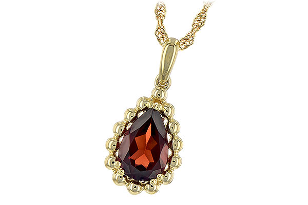 L198-40895: NECKLACE 1.38 CT GARNET