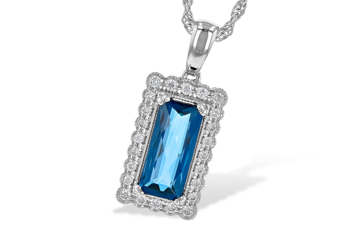 L199-35377: NECK 1.55 LONDON BLUE TOPAZ 1.70 TGW