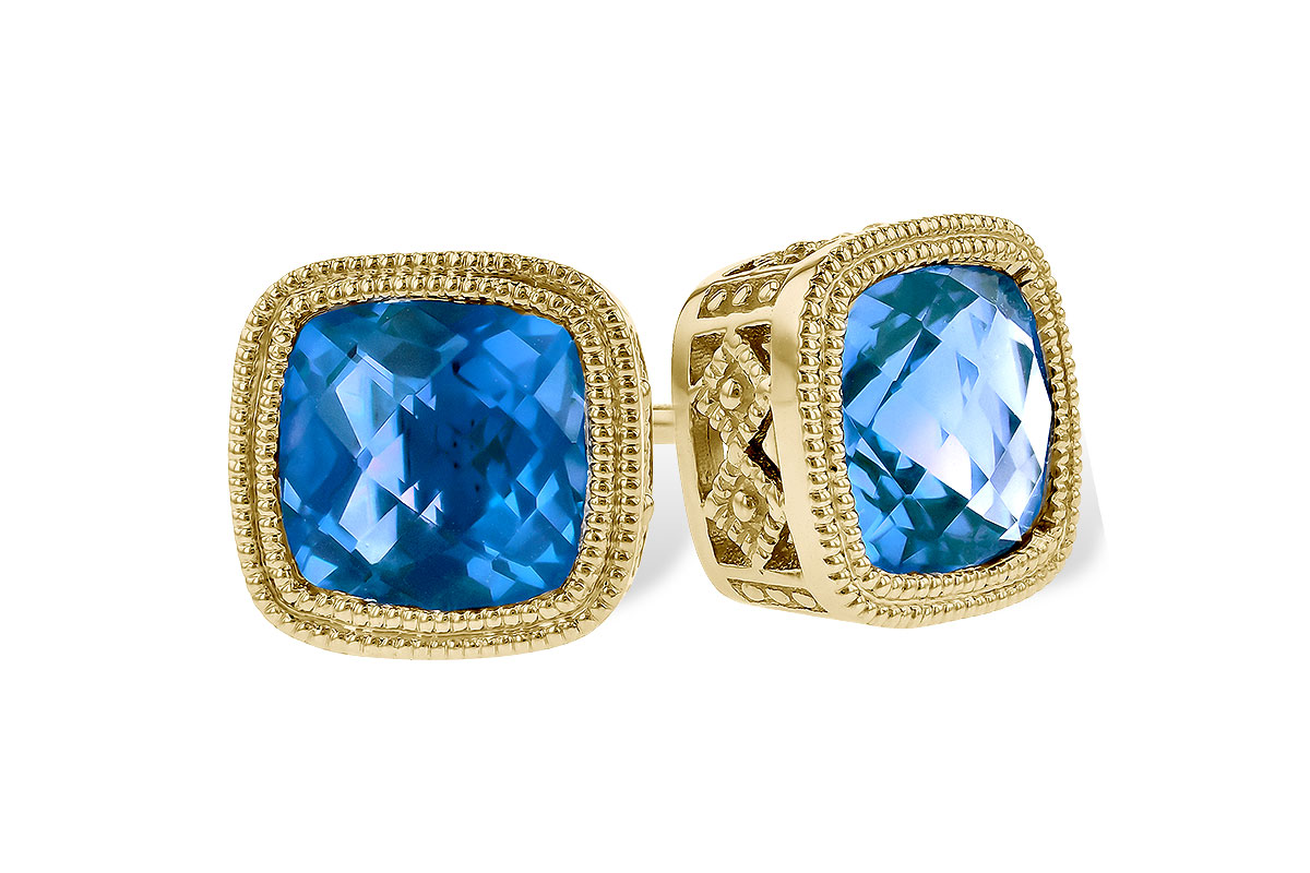 L282-01731: EARR 2.20 TW BLUE TOPAZ
