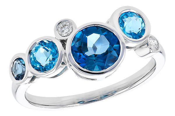 L282-07250: LDS RG 1.40 TW BLUE TOPAZ 1.45 TGW