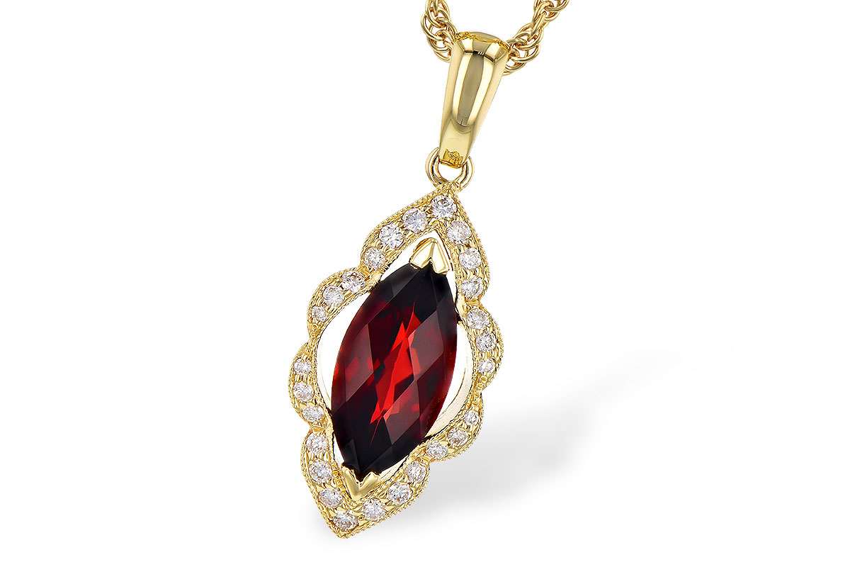 L282-08104: NECK 1.25 GARNET 1.36 TGW