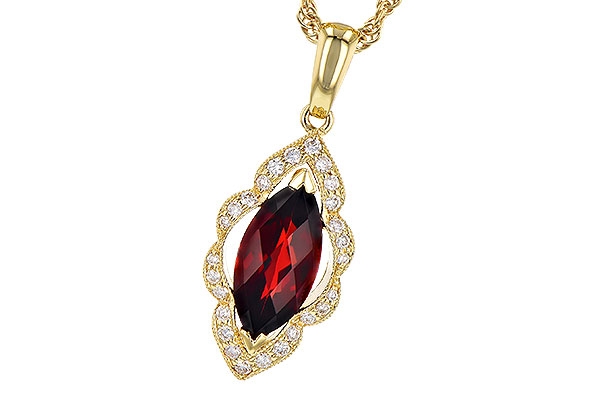 L282-08104: NECK 1.25 GARNET 1.36 TGW