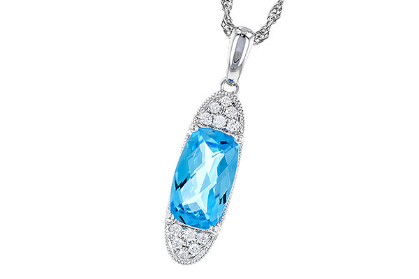 L282-91759: NECK 2.02 BLUE TOPAZ 2.12 TGW