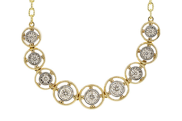 L283-82650: NECKLACE .25 TW (18")