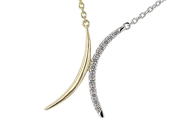 L283-82668: NECKLACE .14 TW (18")