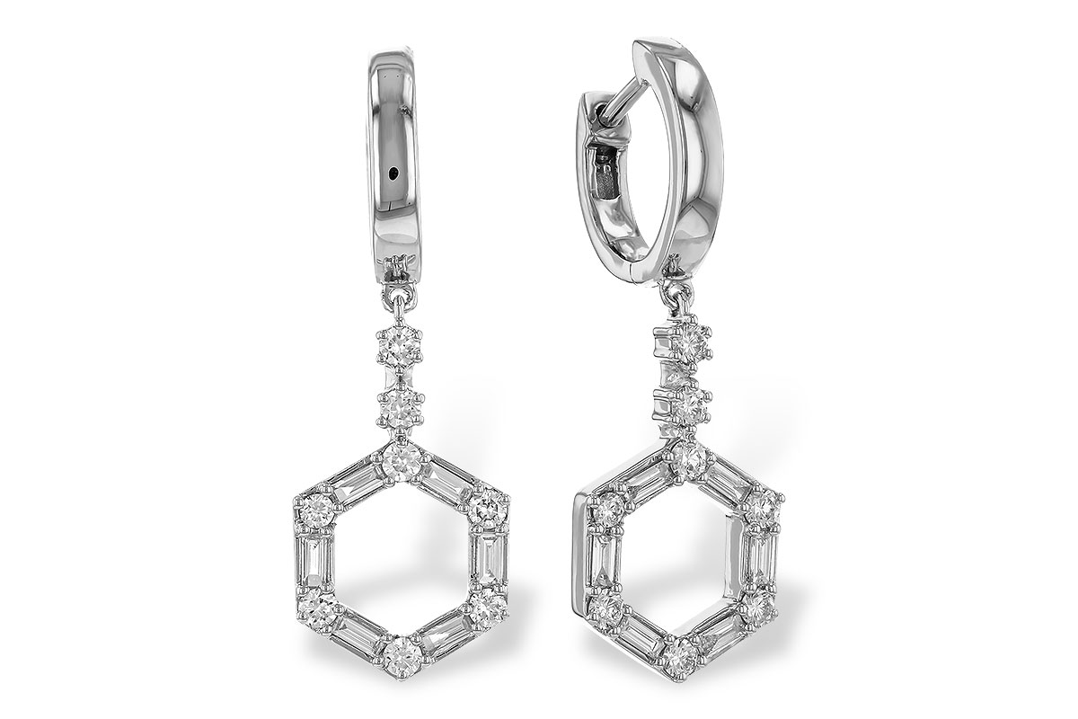 L283-83568: EARRINGS .23 BAG .60 TW