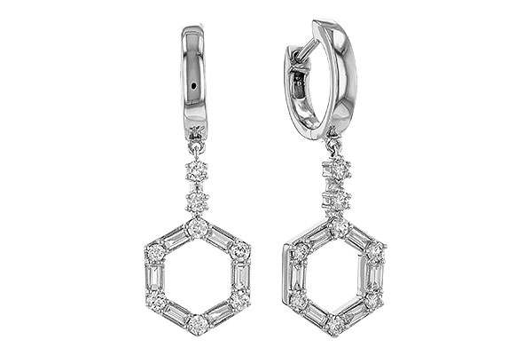 L283-83568: EARRINGS .23 BAG .60 TW