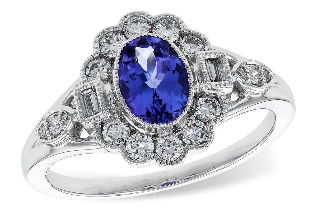 L283-83604: LDS RG .80 TANZANITE 1.20 TGW (7x5MM OV)