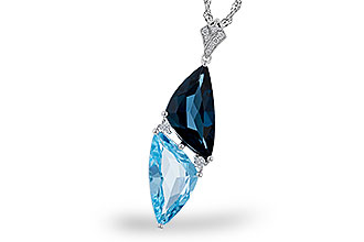 L283-84504: NECK 6.87 BLUE TOPAZ 6.97 TGW