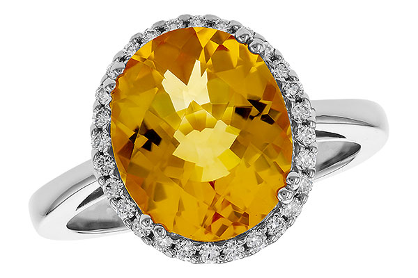 L283-85422: LDS RG 3.85 CITRINE 4.05 TGW (12x10MM OV)
