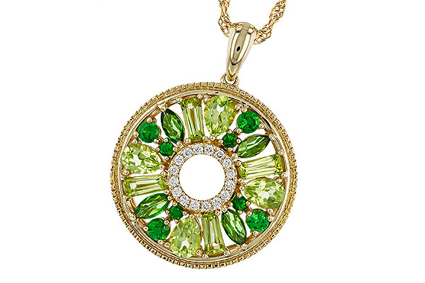 L283-86313: NECKLACE 1.47 SEMI-PREC (PER & GR.GT) 1.52 TGW
