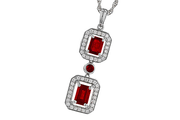 L283-86359: NECK 1.22 TW RUBY 1.43 TGW