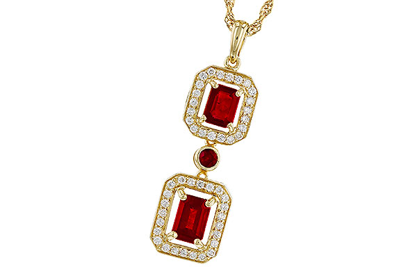 L283-86359: NECK 1.22 TW RUBY 1.43 TGW