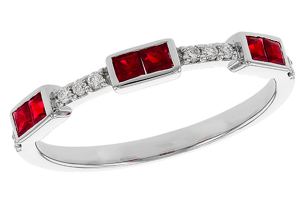 L283-87186: LDS WED RG .34 RUBY .41 TGW