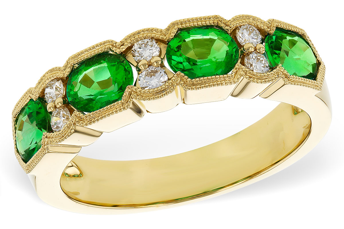 L283-89977: LDS WED RG 1.20 EMERALD 1.38 TGW (5x4MM EMER)
