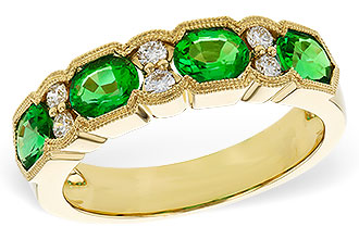 L283-89977: LDS WED RG 1.20 EMERALD 1.38 TGW (5x4MM EMER)