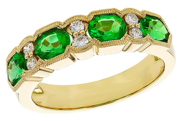 L283-89977: LDS WED RG 1.20 EMERALD 1.38 TGW (5x4MM EMER)