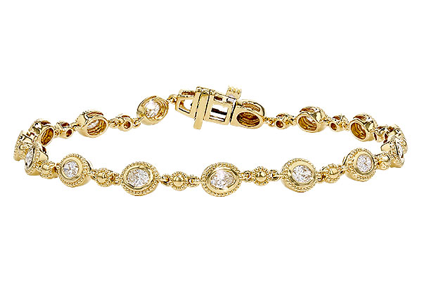 L283-89986: BRACELET 1.25 TW OVAL DIAS (7")