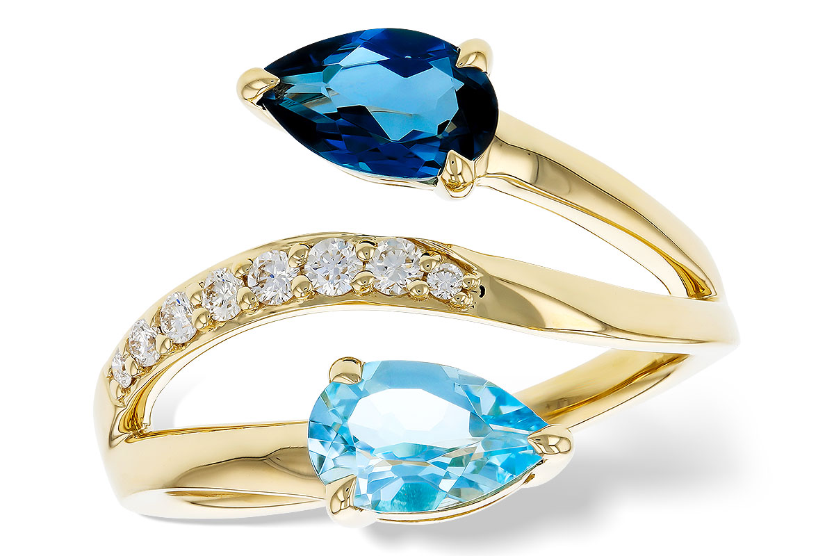 L284-73577: LDS RG 3.56 TW BLUE TOPAZ 3.70 TGW (8x5MM BT)