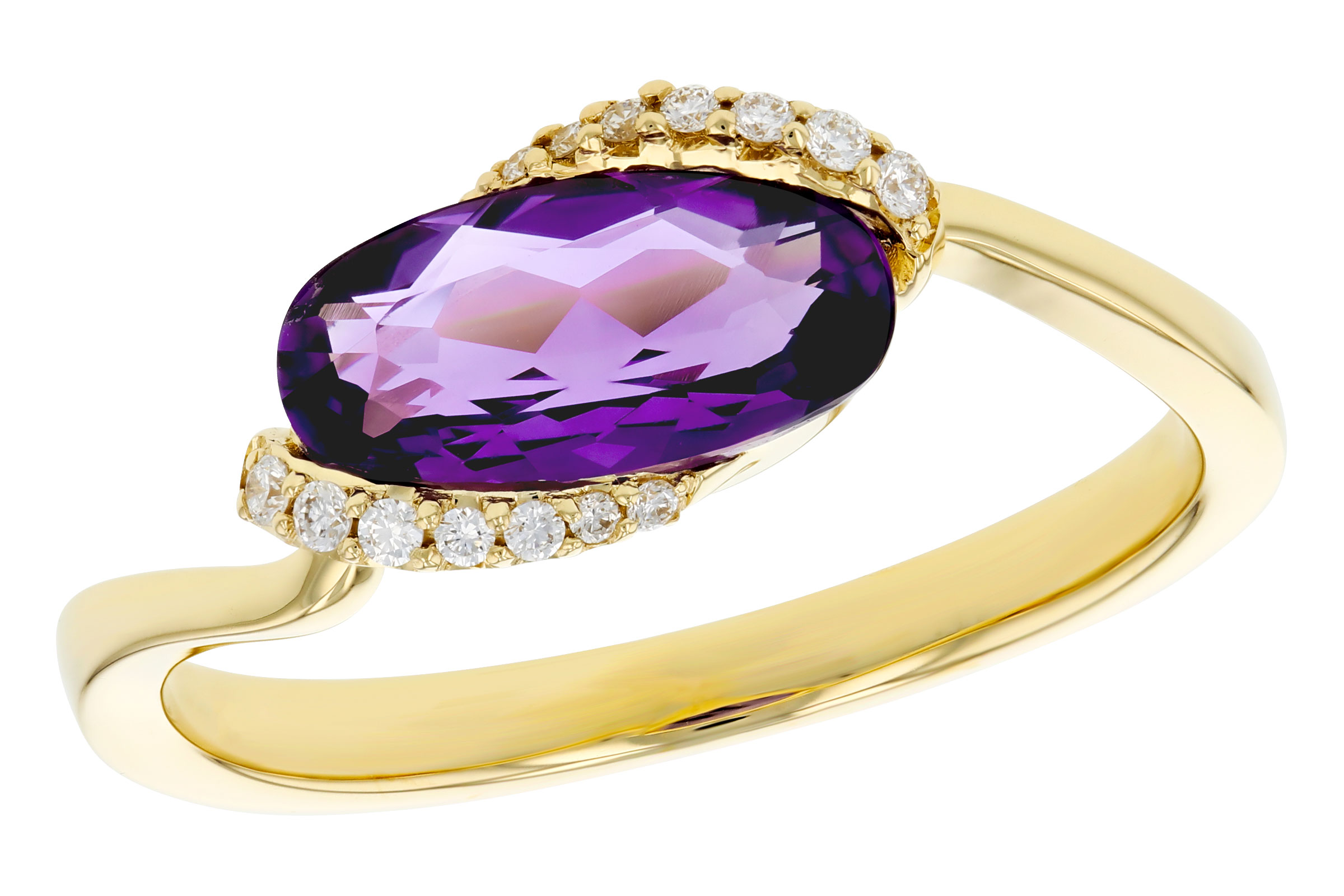 L284-75413: LDS RG 1.07 TW AMETHYST 1.13 TGW (10x5MM AMY)