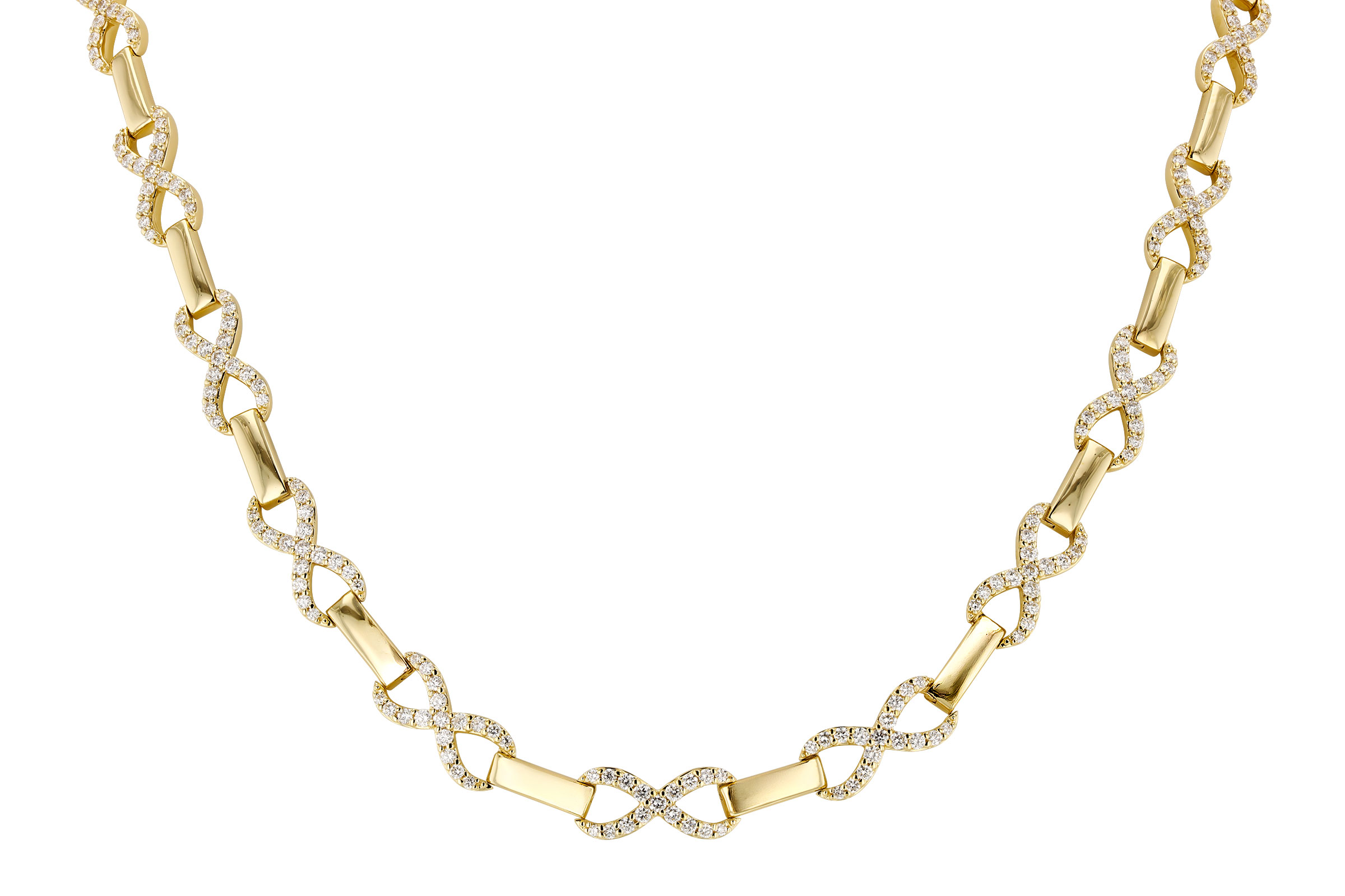 L284-75422: NECKLACE 2.20 TW (17")