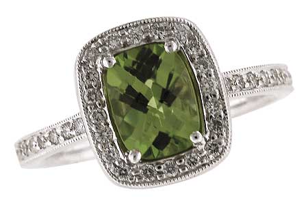 M192-92713: LDS DIA RG 1.45 PERIDOT 1.71 TGW