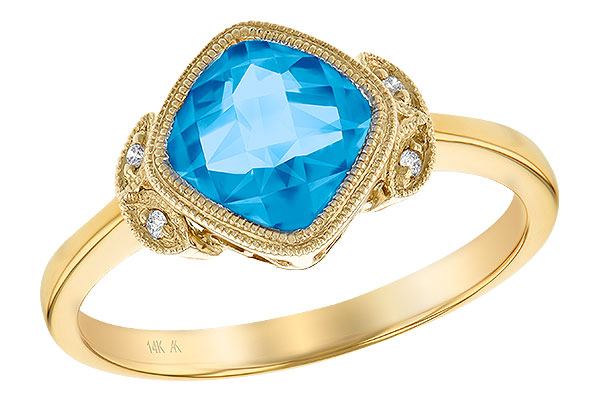 M195-70859: LDS RG 1.63 BLUE TOPAZ 1.65 TGW