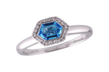 M196-55386: LDS RG .48 BLUE TOPAZ .55 TGW