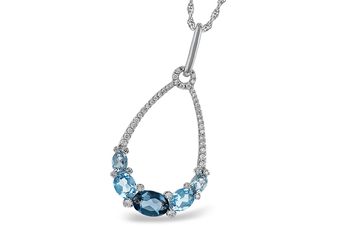 M196-59040: NECK 1.76 BLUE TOPAZ 1.96 TGW