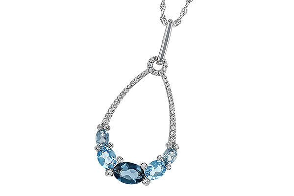 M196-59040: NECK 1.76 BLUE TOPAZ 1.96 TGW