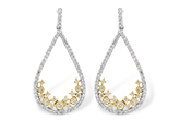 M196-62640: EARR .31 YELLOW DIAS .75 TW