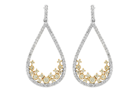 M196-62640: EARR .31 YELLOW DIAS .75 TW