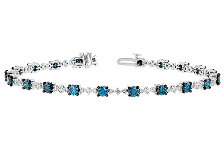 M197-51759: BRACELET 3.00 BLUE DIA 4.05 TW