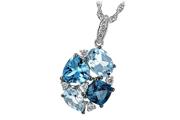 M198-38095: NECK 2.60 BLUE TOPAZ 2.70 TGW