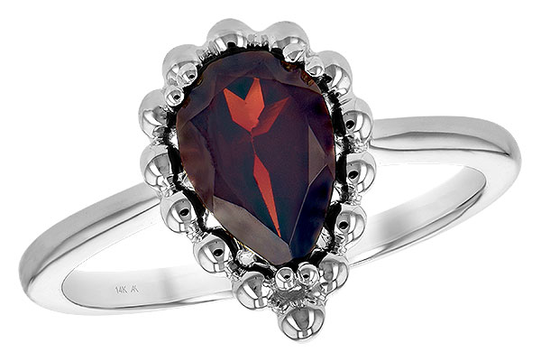 M198-40895: LDS GARNET RING 1.38 CT