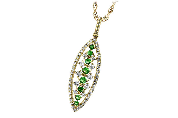 M199-28131: NECK .24 GREEN GARNET .55 TGW