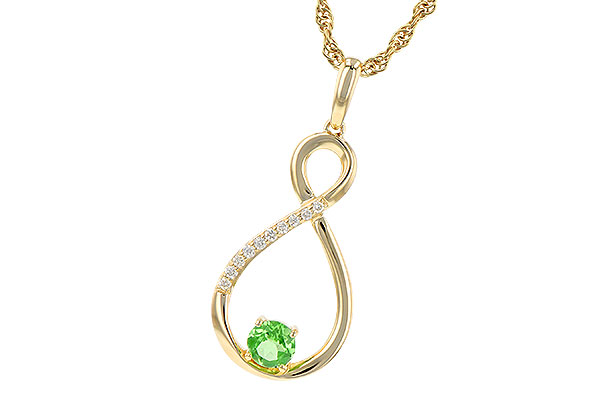 M199-35422: NECK .25 GREEN GARNET .30 TGW