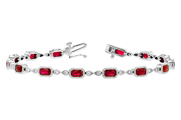 M282-03622: BRACELET 4.50 RUBY 4.82 TGW