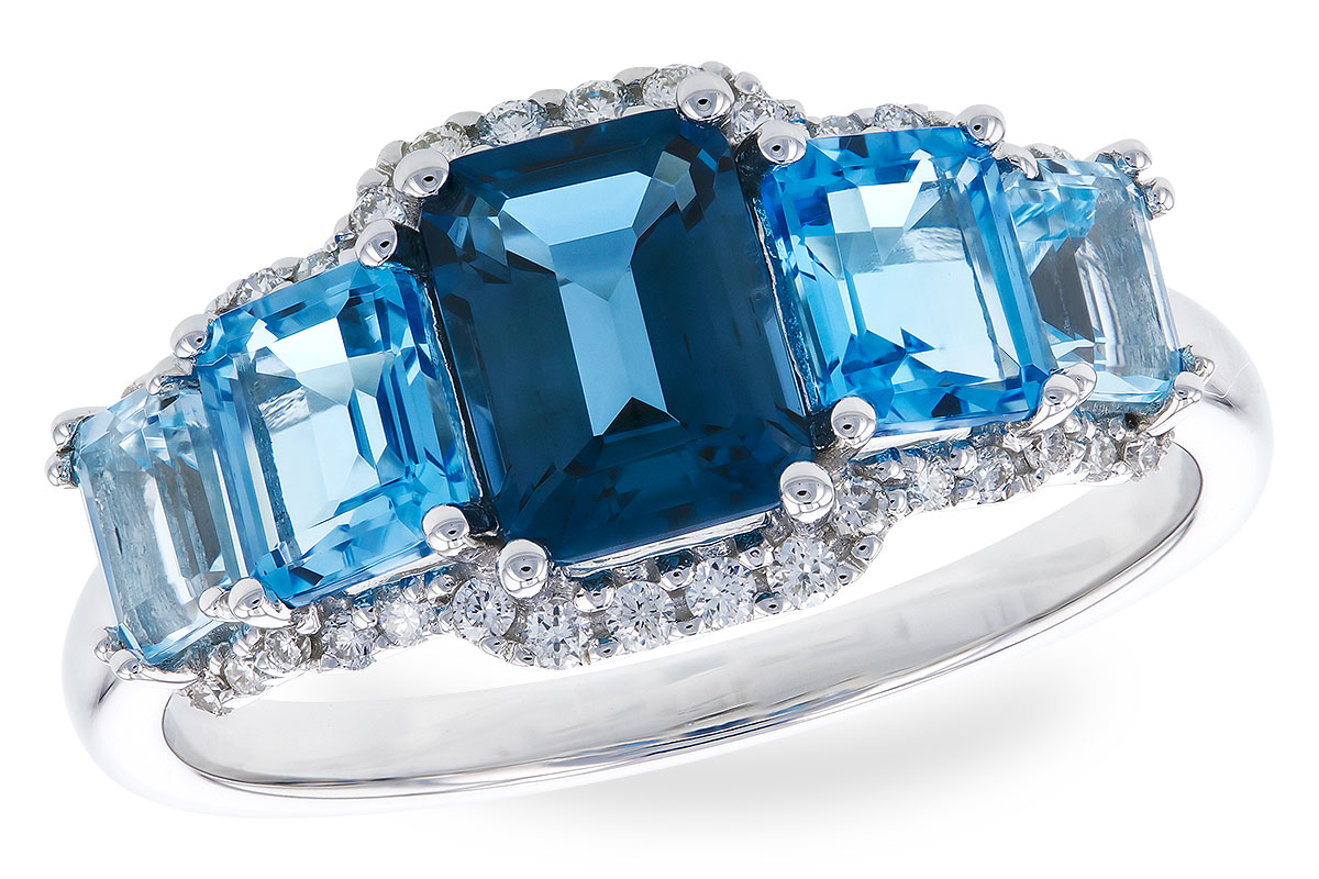 M282-94531: LDS RG 2.15 TW BLUE TOPAZ 2.30 TGW