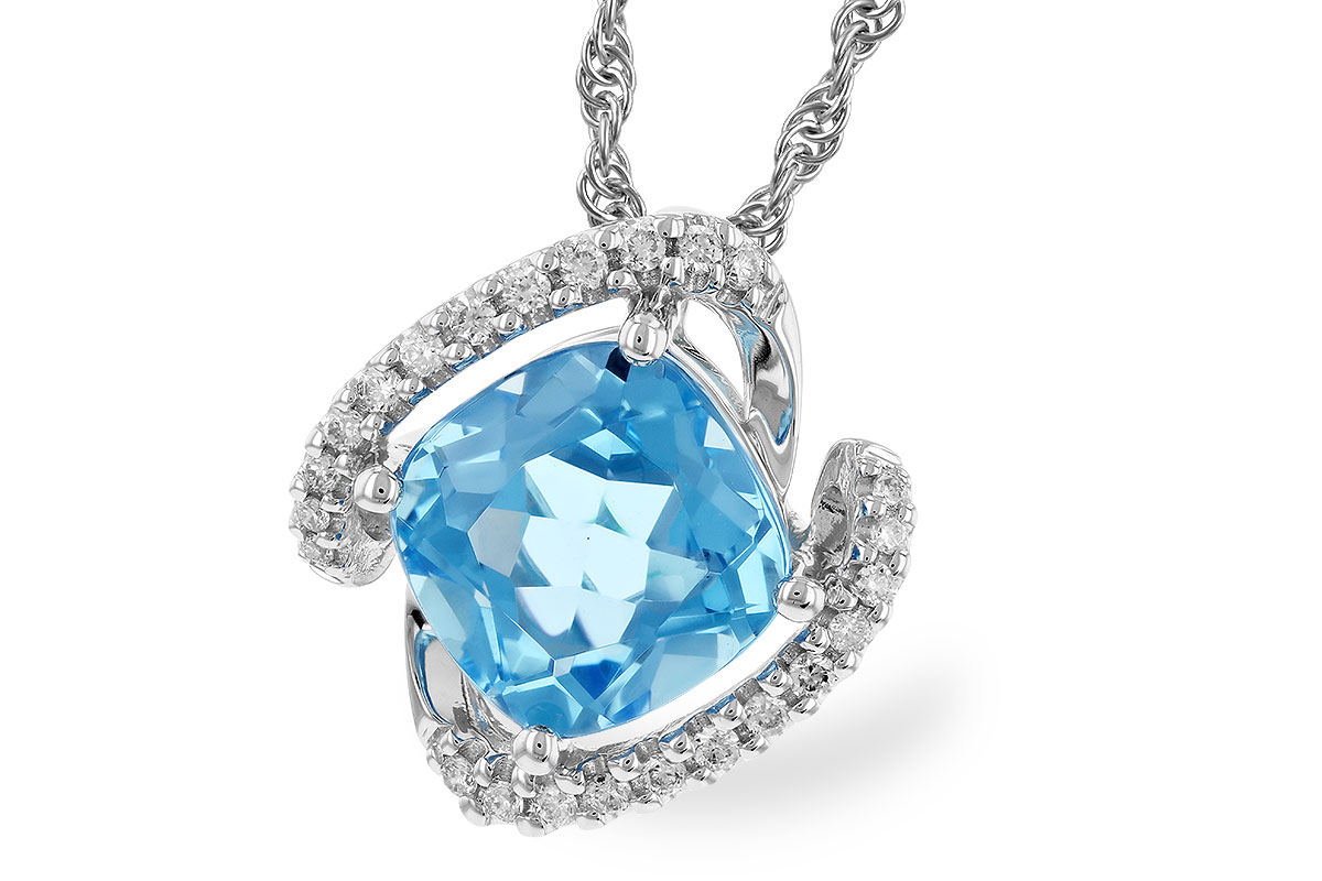 M282-95422: NECK 2.61 BLUE TOPAZ 2.72 TGW