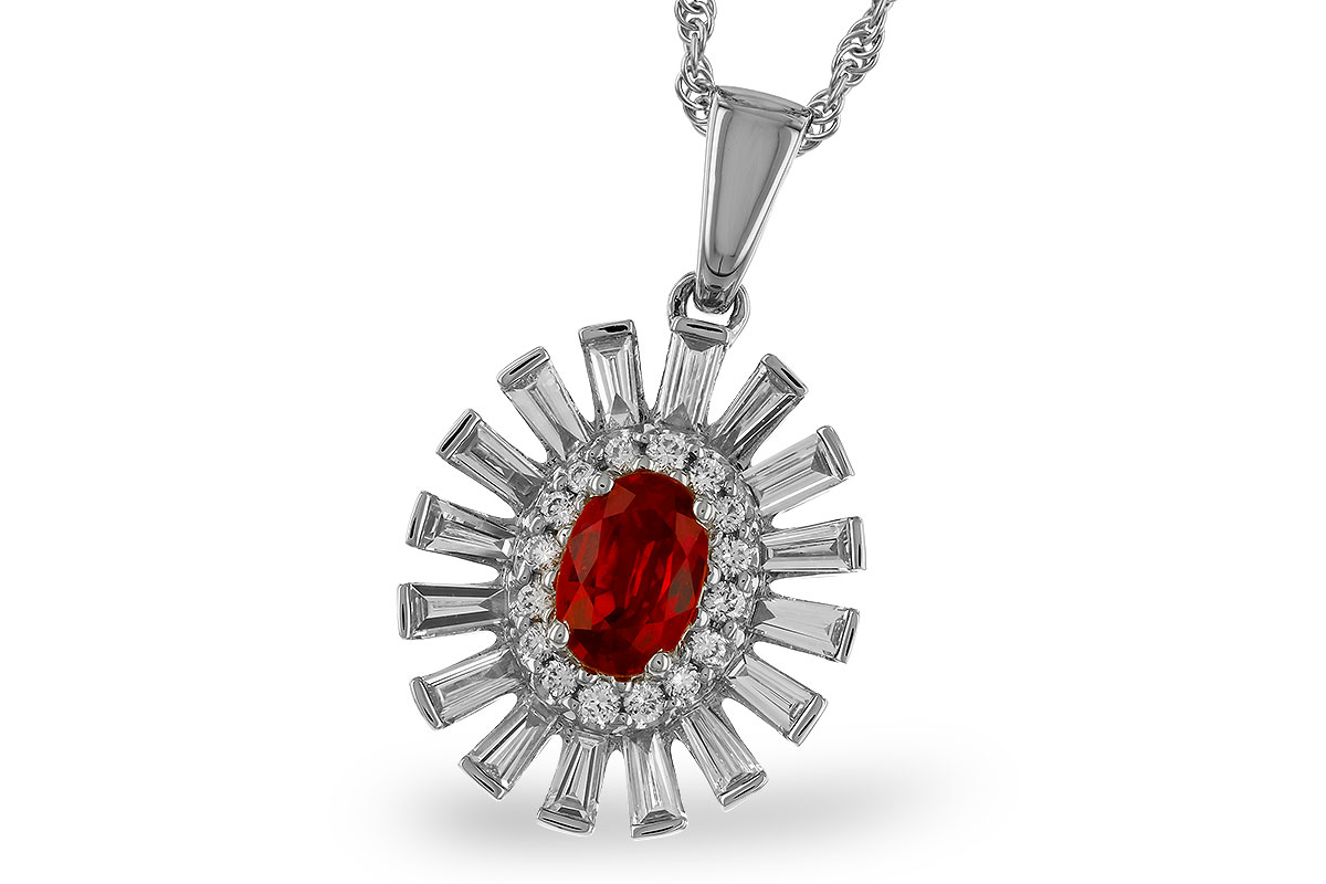 M282-99031: NECK .58 RUBY TW 1.10 TGW (6x4MM RUBY)