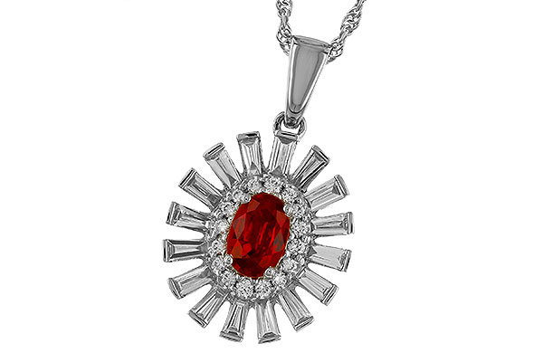 M282-99031: NECK .58 RUBY TW 1.10 TGW (6x4MM RUBY)