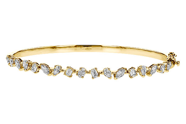 M282-99077: BANGLE 1.70 TW FANCY CUT DIAS