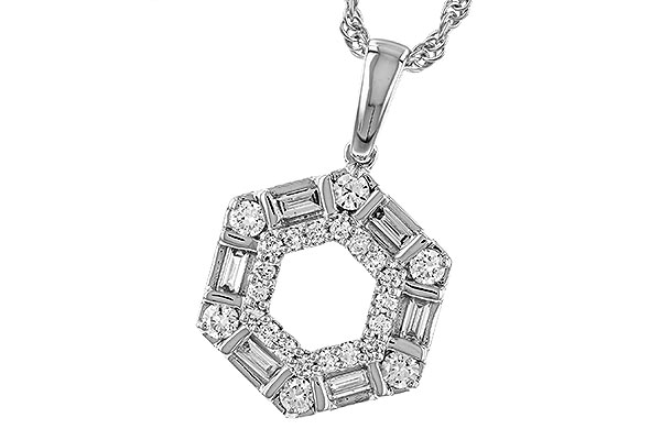M283-83568: NECKLACE .14 TW BAG .50 TW