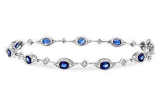 M283-83622: BRACELET 2.31 SAPPHIRE 2.50 TGW (7")