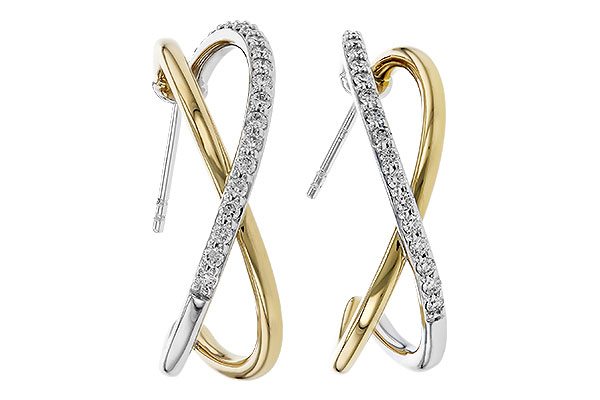 M283-84531: EARRINGS .50 TW
