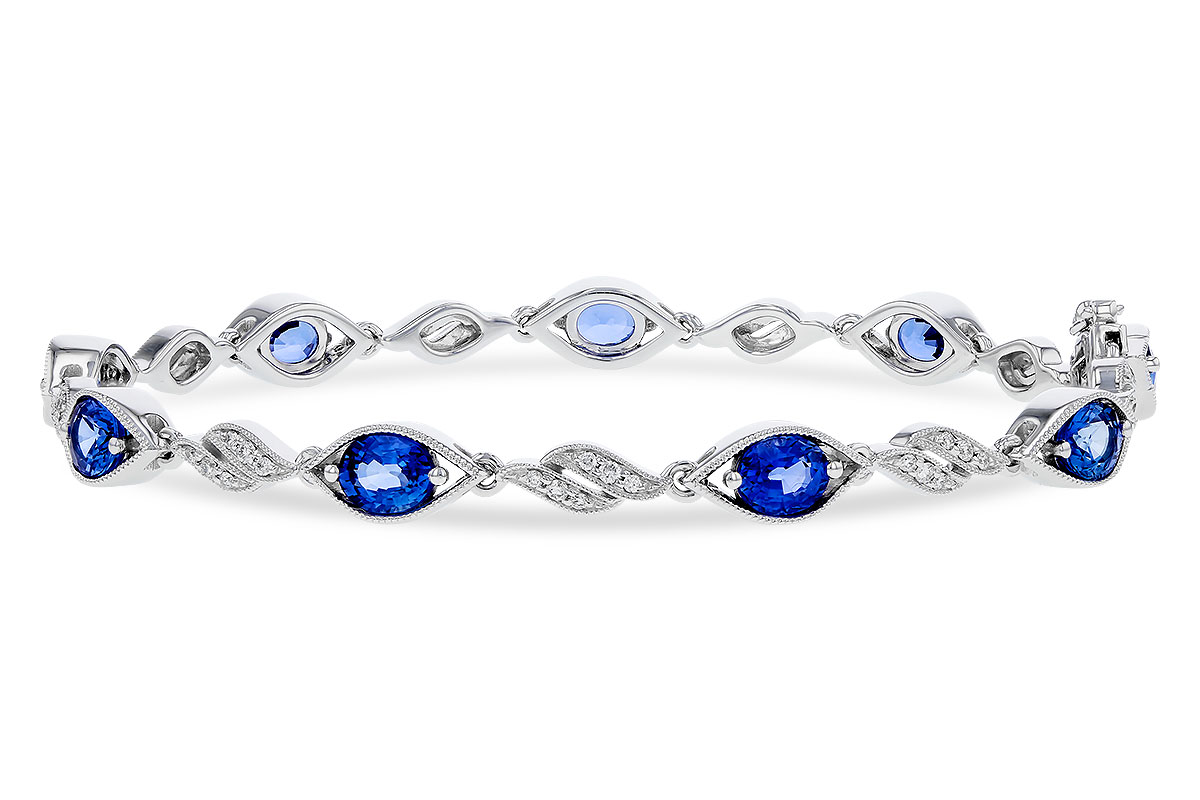 M283-84540: BRACELET 4.02 SAPPHIRE 4.26 TGW (7")