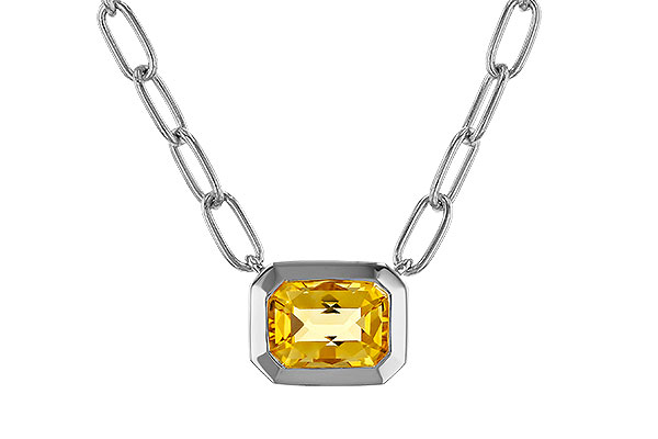 M283-88159: NECKLACE .86 CITRINE (18")