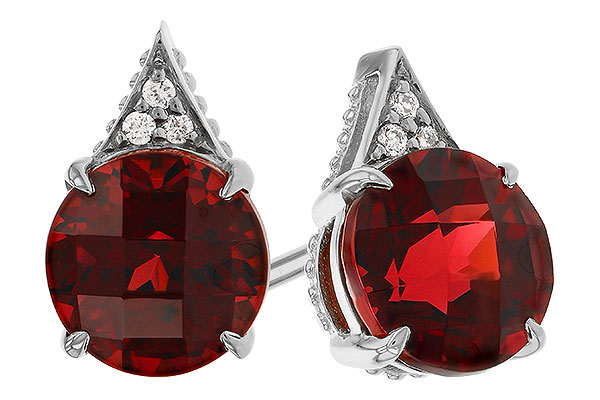 M283-89022: EARR 2.08 TW GARNET 2.10 TGW (6MM RD)